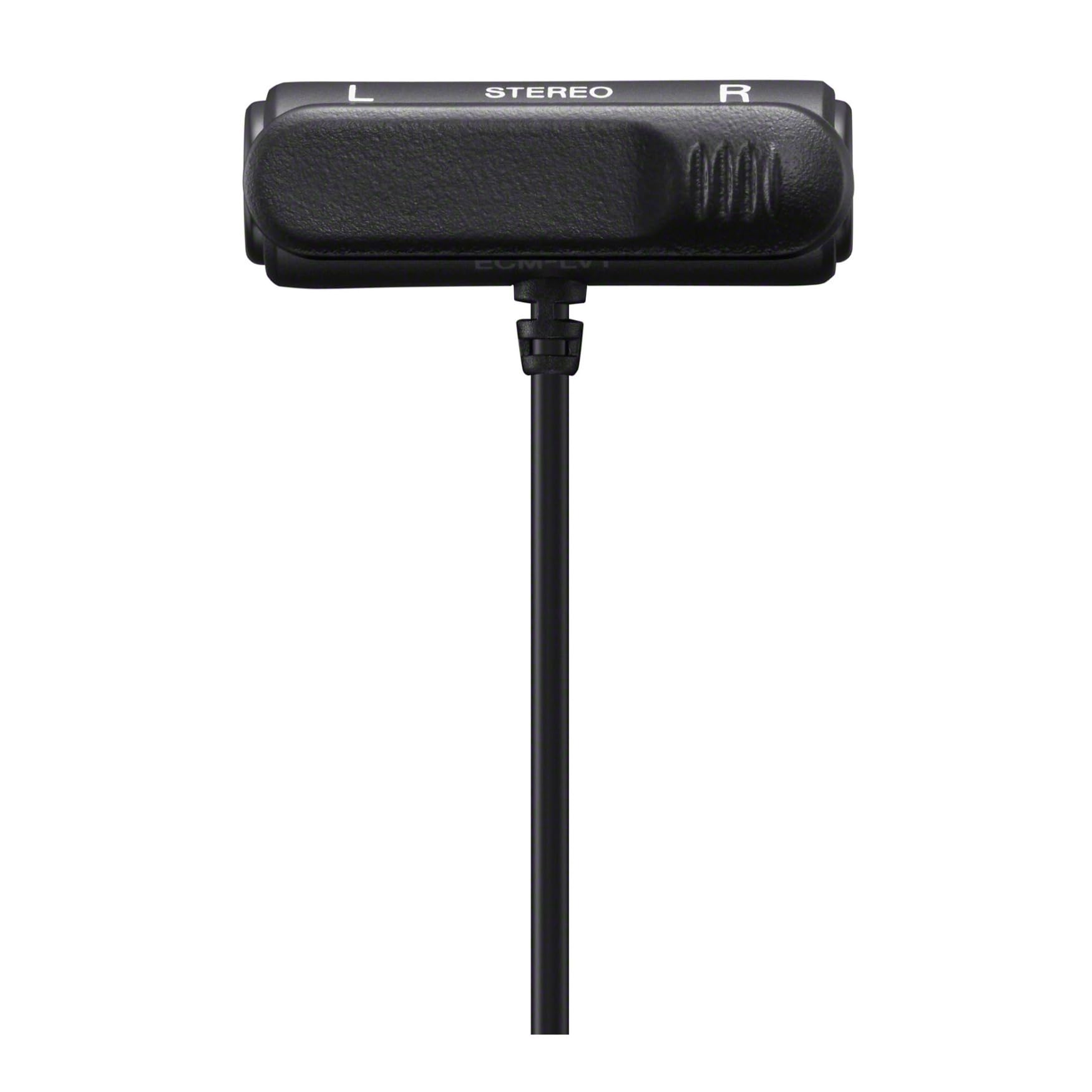 Sony Compact Stereo Lavalier Microphone ECMLV1,Black, Small - Image 3
