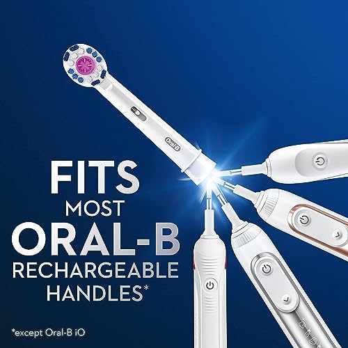 Oral-B Replacement Brush Head for 3D Electric Toothbrush, White, Pack of 6 - Image 5