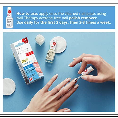 Eveline Cosmetics Total Action 8 In 1 Intensive Nail Treatment and Conditioner - Image 7