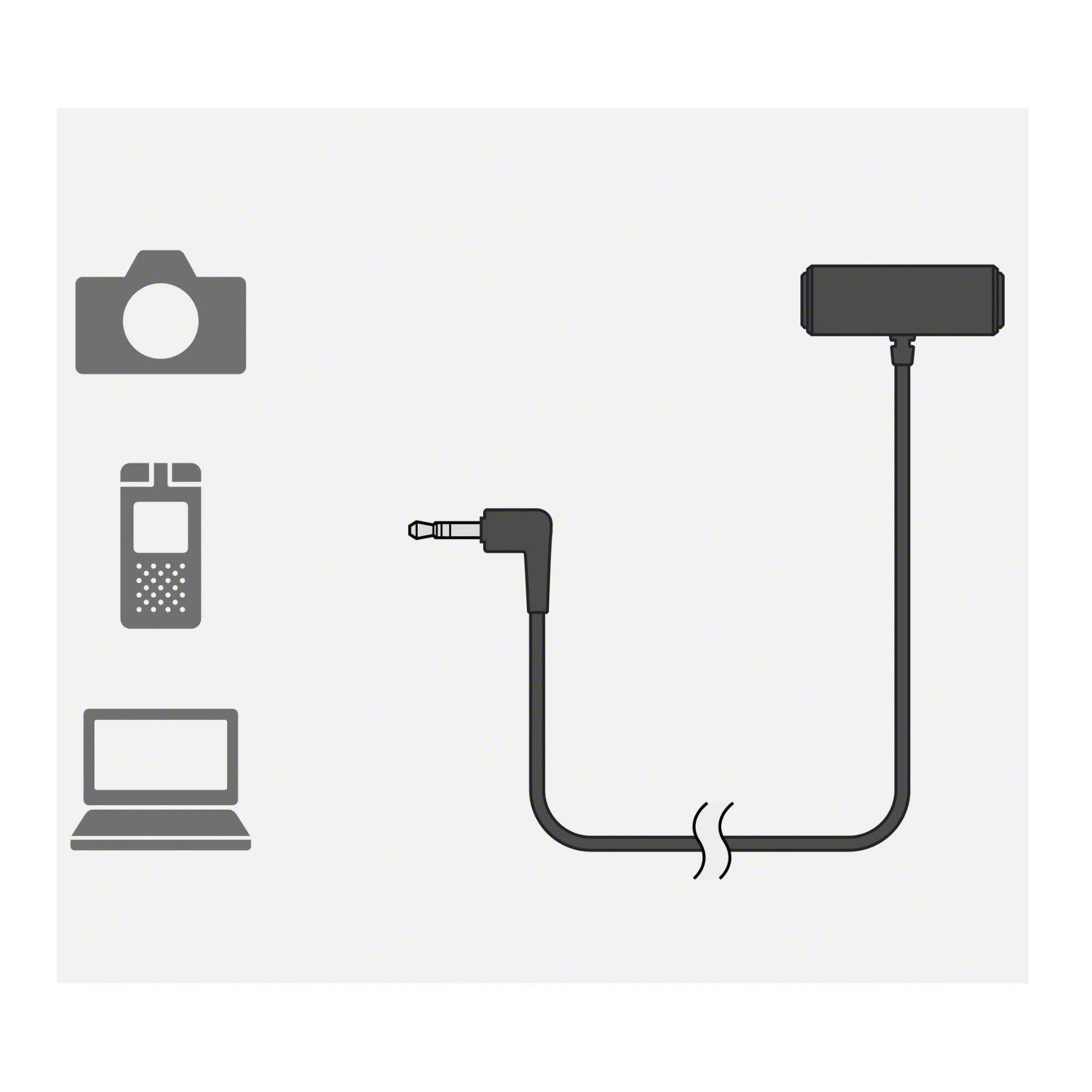 Sony Compact Stereo Lavalier Microphone ECMLV1,Black, Small - Image 7