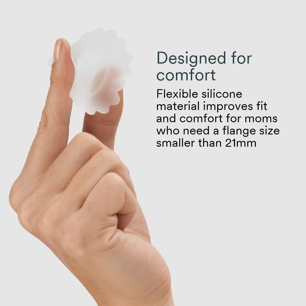 Willow Breast Pump Sizing Insert, 2 Ct, Flange Inserts for Breast Pump, Improves Fit - Image 2