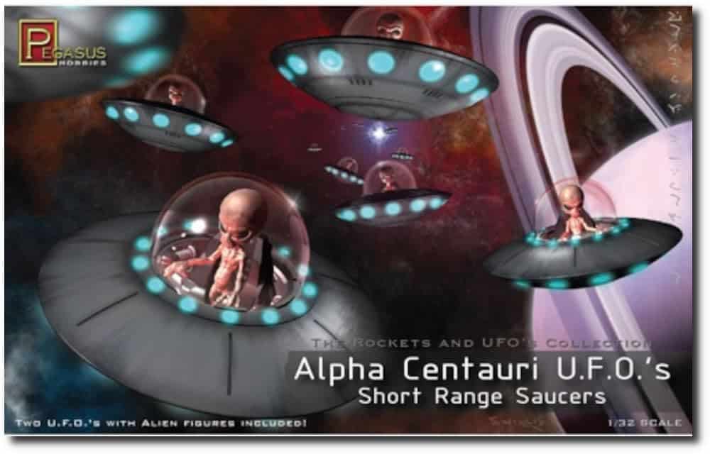 Pegasus Hobbies Alpha Centauri UFO's Kit PGH9102