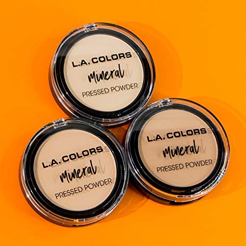 L.A. COLORS Mineral Pressed Powder, Soft Honey, CMP374 - Image 10