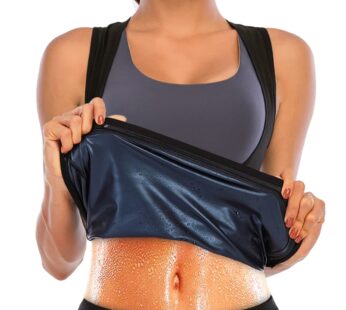 OKHOTY Sweat Vest for Women Waist Trainer Vest for Women Sauna Suit Sweat Shirt Tank Top B