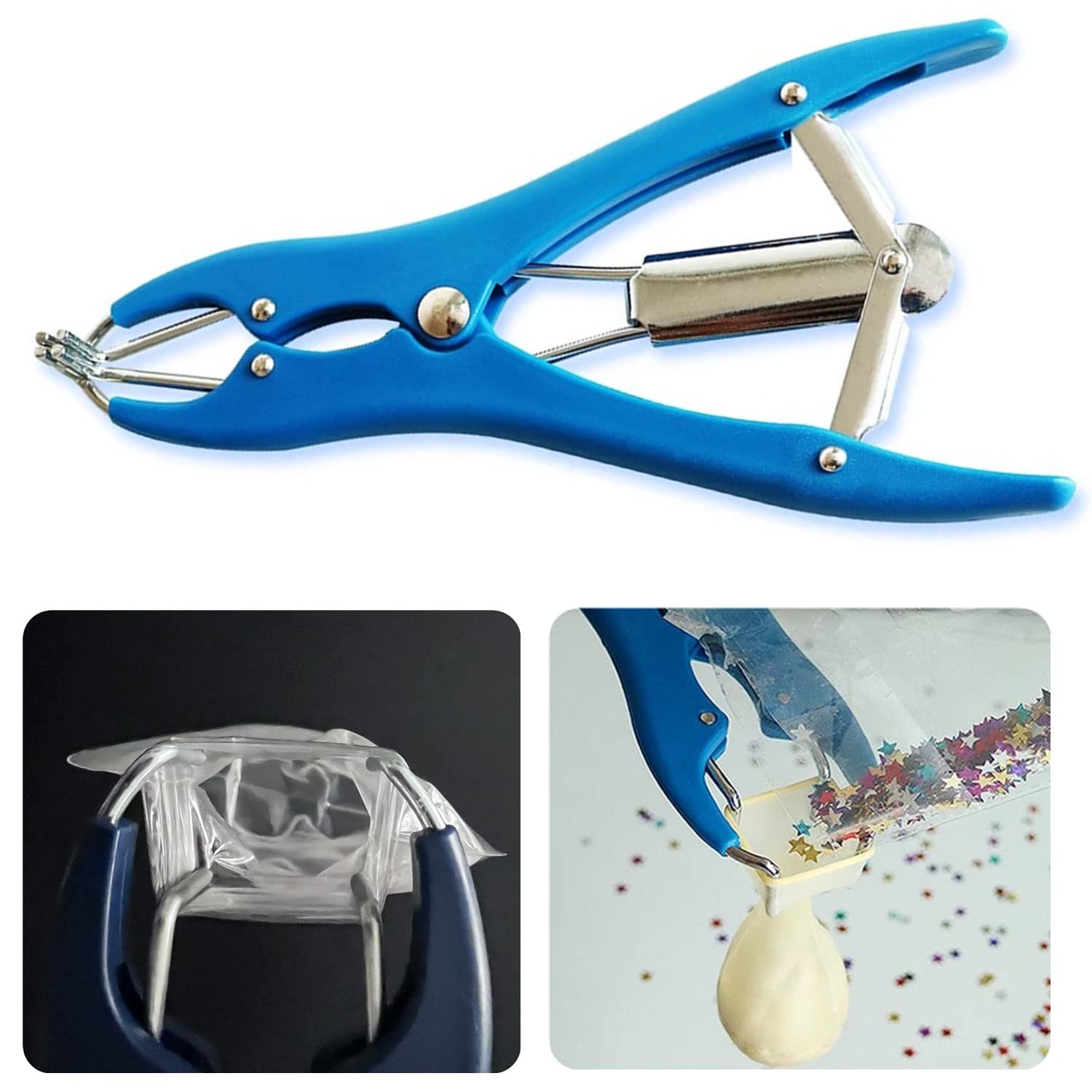 Balloon Stuffing Machine Tools, Balloon Stretcher OpeningTool Stuffer Kit for Filler Clear