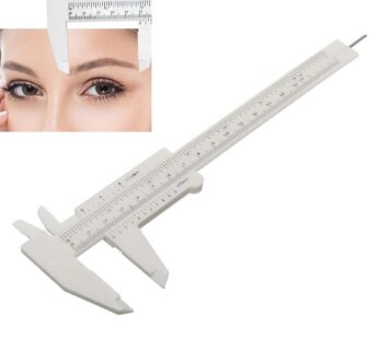 Vernier Caliper Waterproof Plastic Eyebrow Permanent Makeup Ruler Students Experimental Me