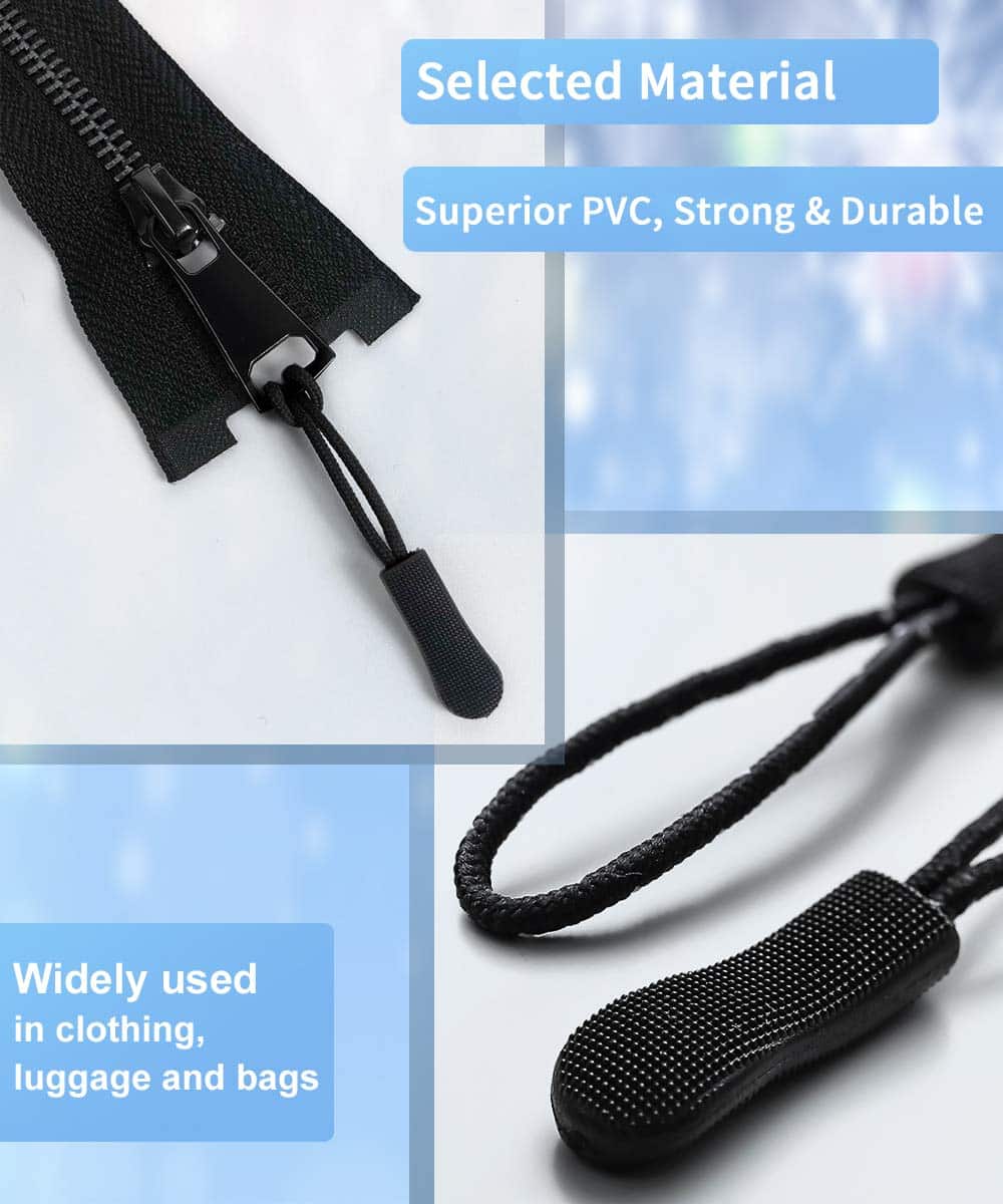 Zipper Pull, Universal Zipper Pull Replacement Kit, Removable Zipper Pulls Tab Replacement - Image 6