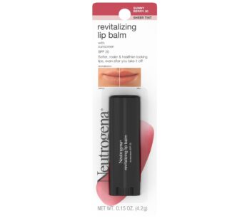 Neutrogena Revitalizing and Moisturizing Tinted Lip Balm with Sun Protective Broad Spectru