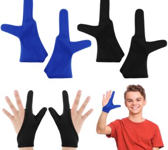 Jiuguva 4 Pcs Thumb Sucking Guard Gloves Kids Stop Thumb Sucking Finger Chewy Breathable G