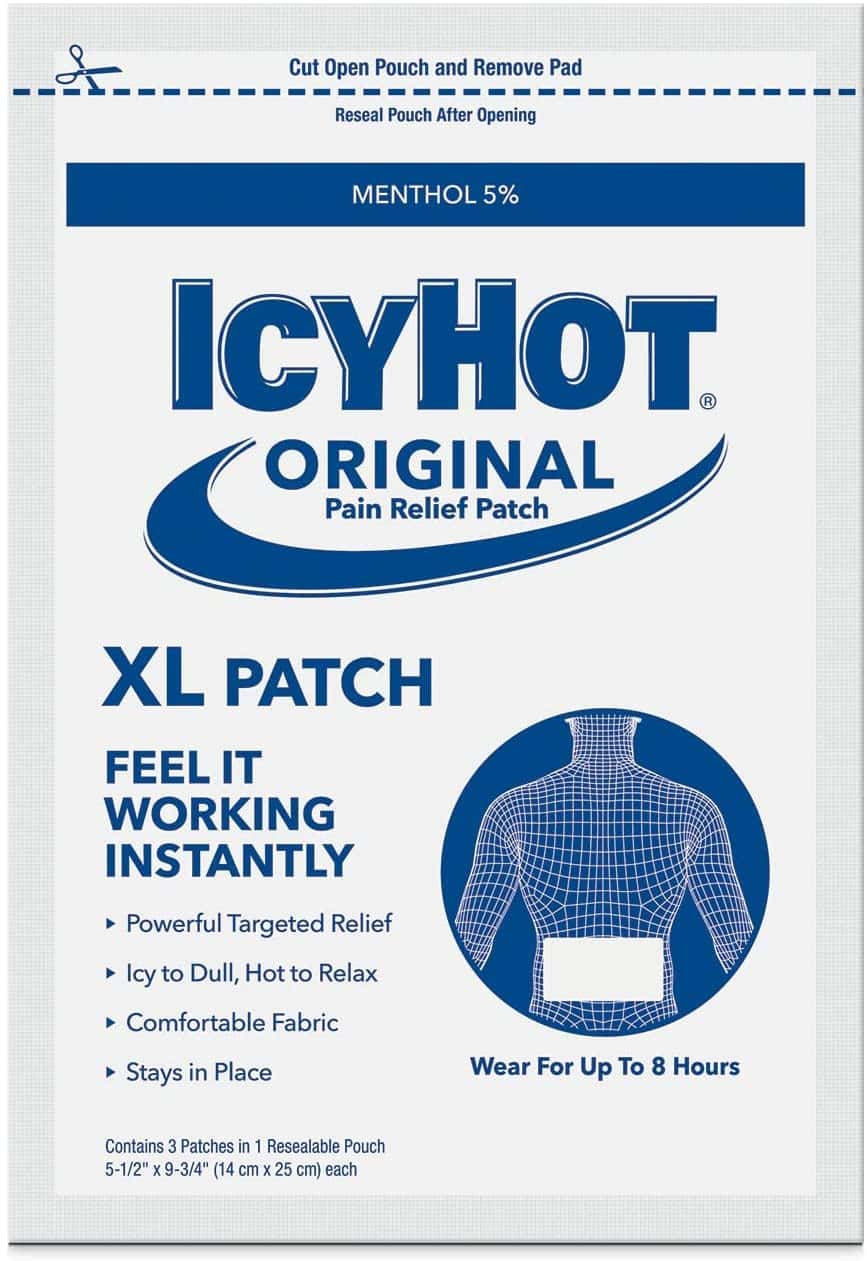 Icy Hot Xl Bck Ptch Size 3ct Icy Hot Extra Large Medicated Back Patch - Image 3