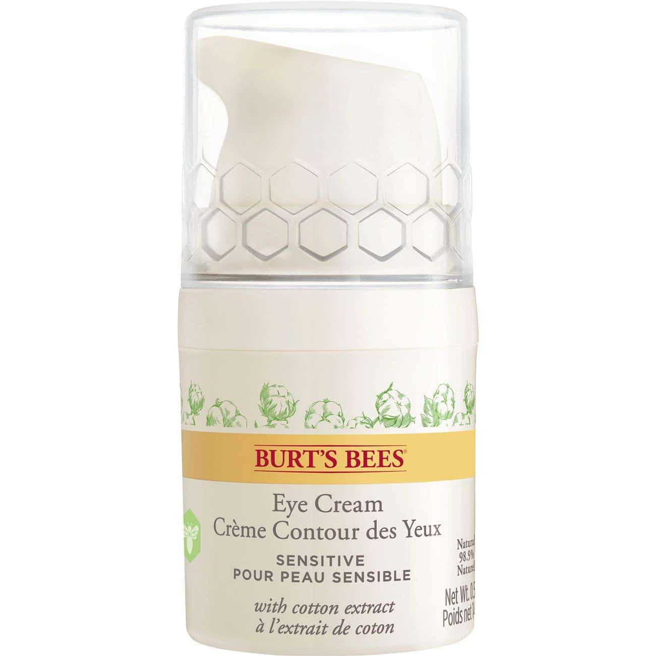 Burt's Bees Eye Cream for Sensitive Skin, 0.5 Ounces