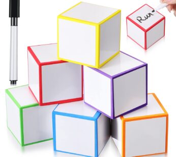 Dry Erase Blocks Foam Blank Dice Assorted Colors Dinner Decider Dice Small Dry Erase Cubes