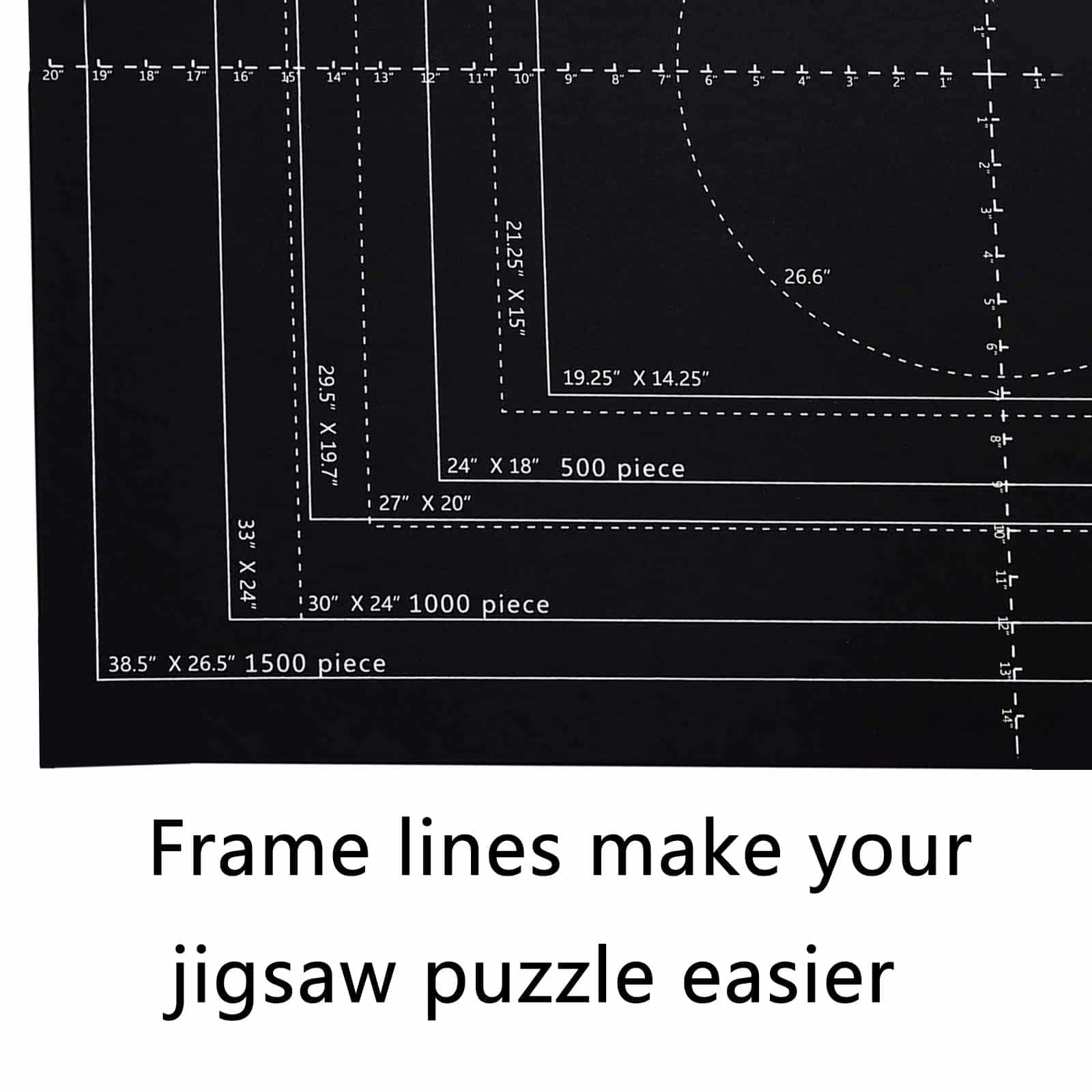 Puzzle Mat Roll Up - Saver Storage 300 500 1000 1500 2000 Pieces Puzzles, Replace Puzzle G - Image 3
