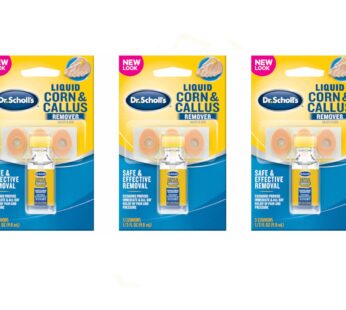 Dr. Scholl’s Liquid Corn & Callus Remover,.33 oz. (3-Pack)