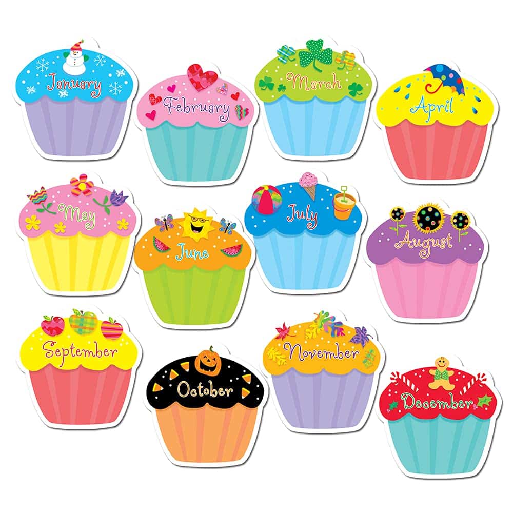Creative Teaching Press Cupcake Accents for Bulletin Boards & Classrooms, CTP 10? Jumbo De