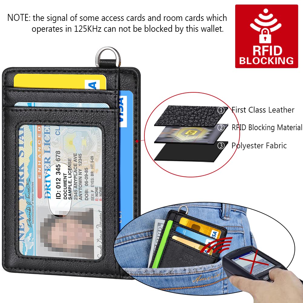 FurArt Slim Minimalist Wallet, Front Pocket Wallets, RFID Blocking, Credit Card Holder for - Image 5