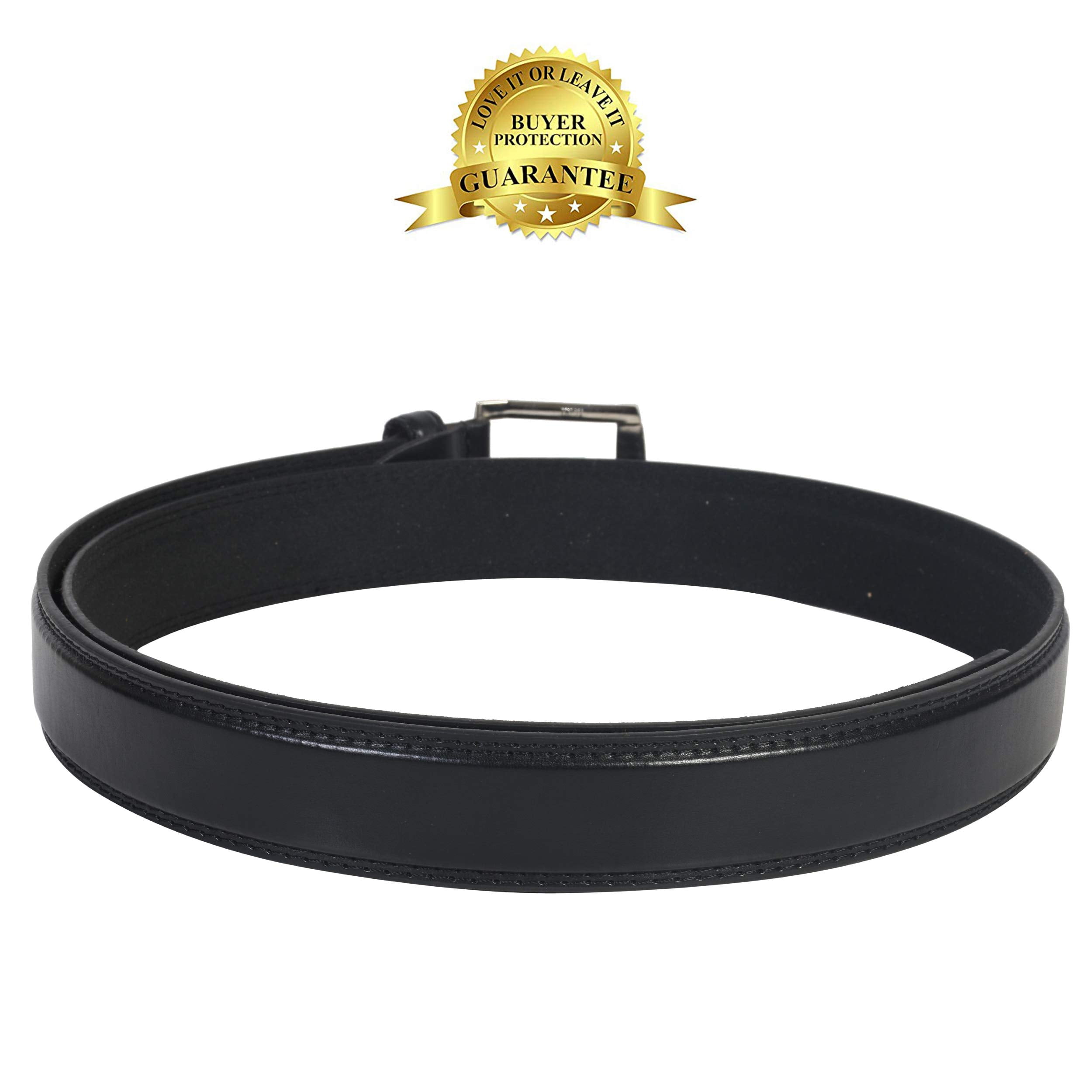 BIG & TALL - Men's Leather Belt, size 54-56 - Image 2