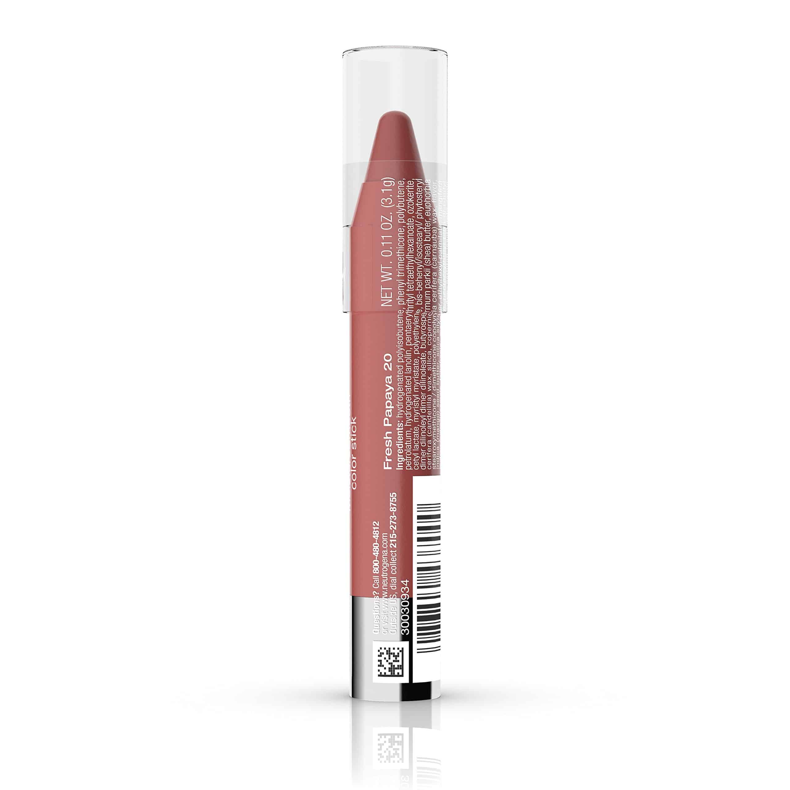 Neutrogena Moisturesmooth Color Stick, 20 Fresh Papaya, 011 Oz. - Image 8