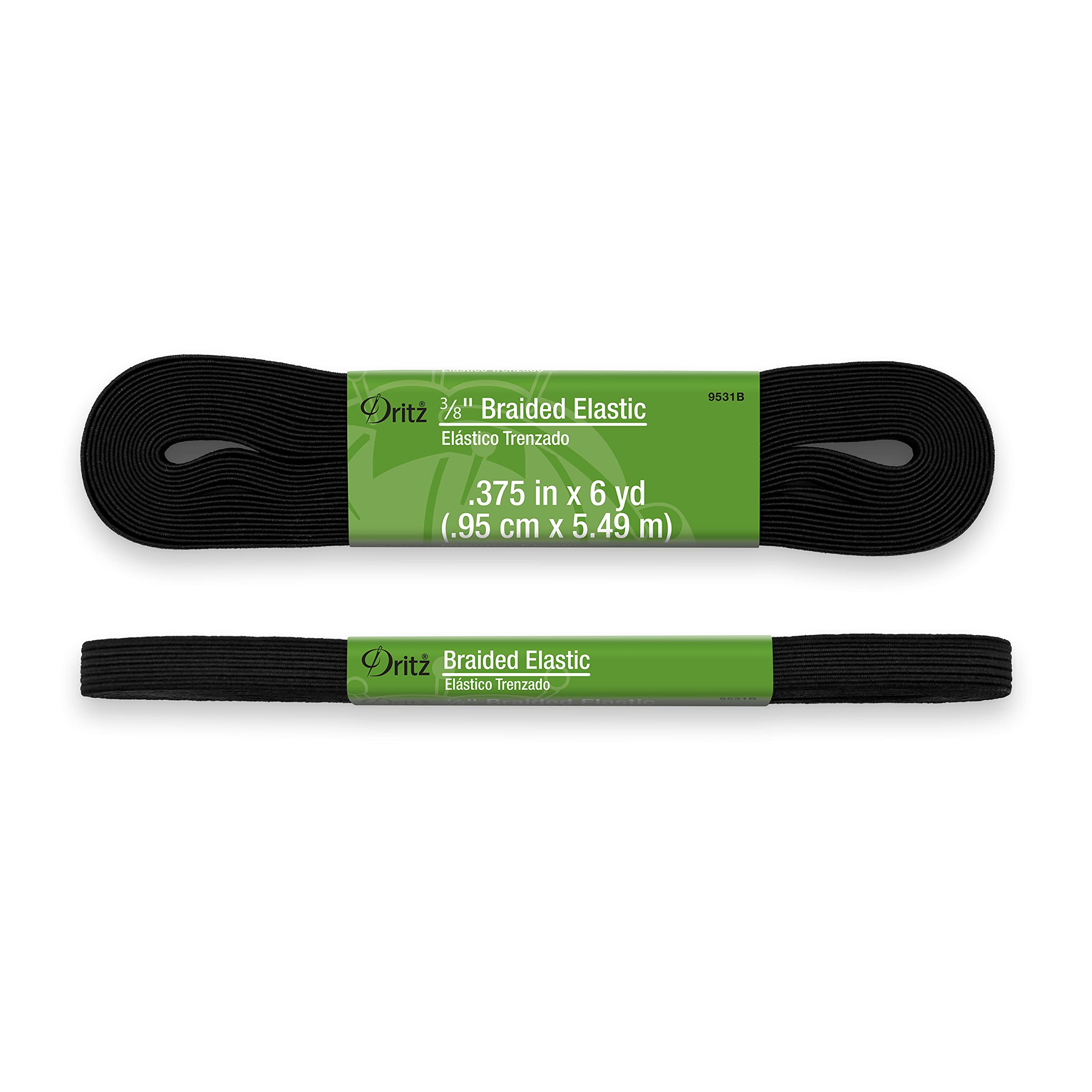 Dritz Braided x, Black Elastic, 3/8-Inch by 6-Yard - Image 2