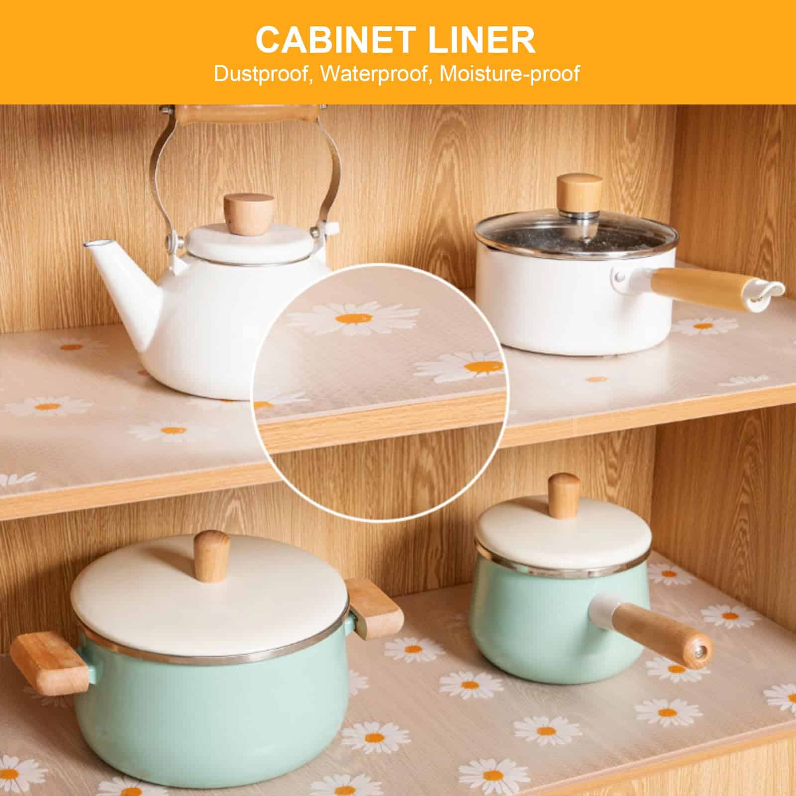 INNOLITES Shelf Liner, Non-Slip Shelf Liners for Kitchen Cabinets, Waterproof Non-Adhesive - Image 3