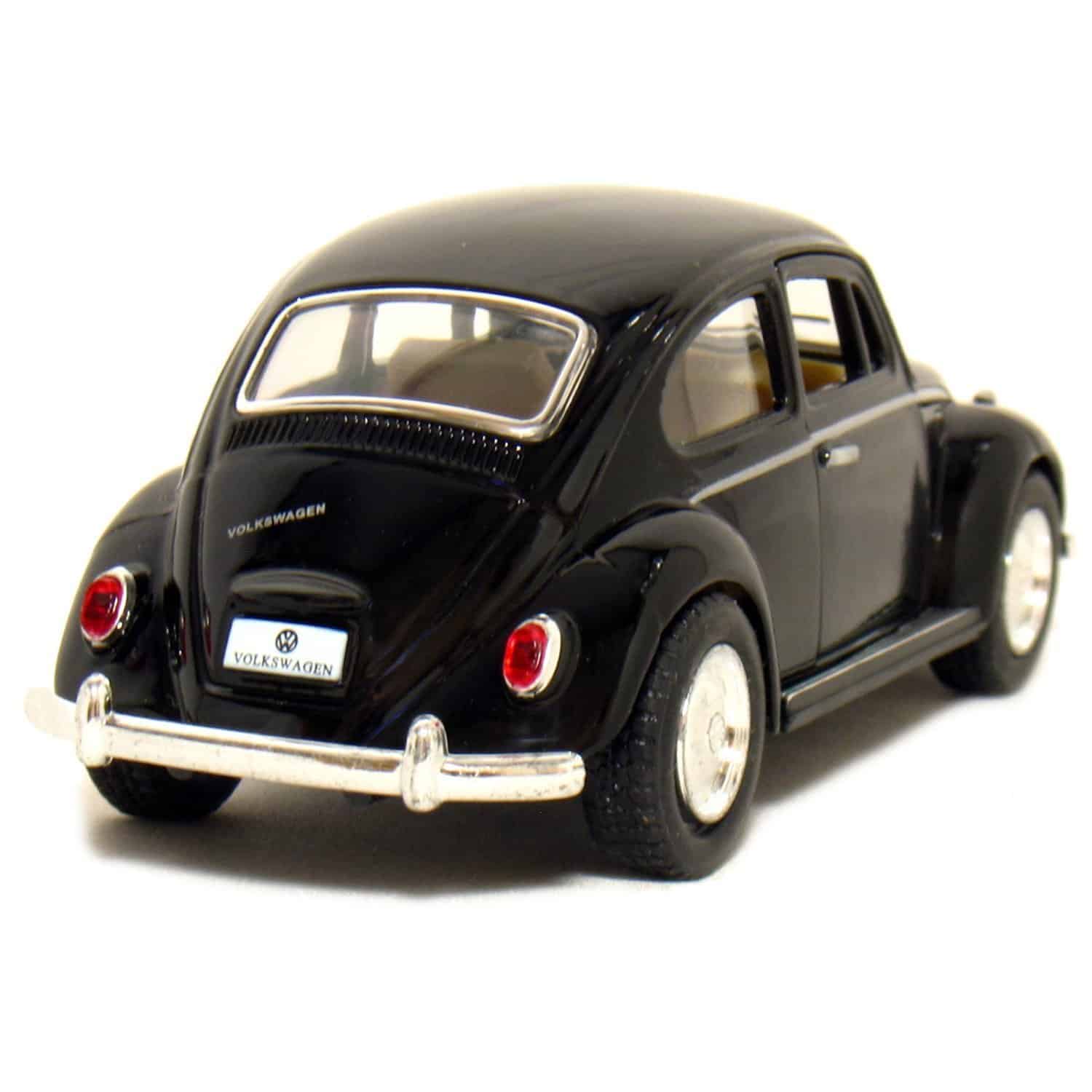 5" 1967 Volkswagen Classic Beetle 1:32 Scale (Black) by Kinsmart - Image 4