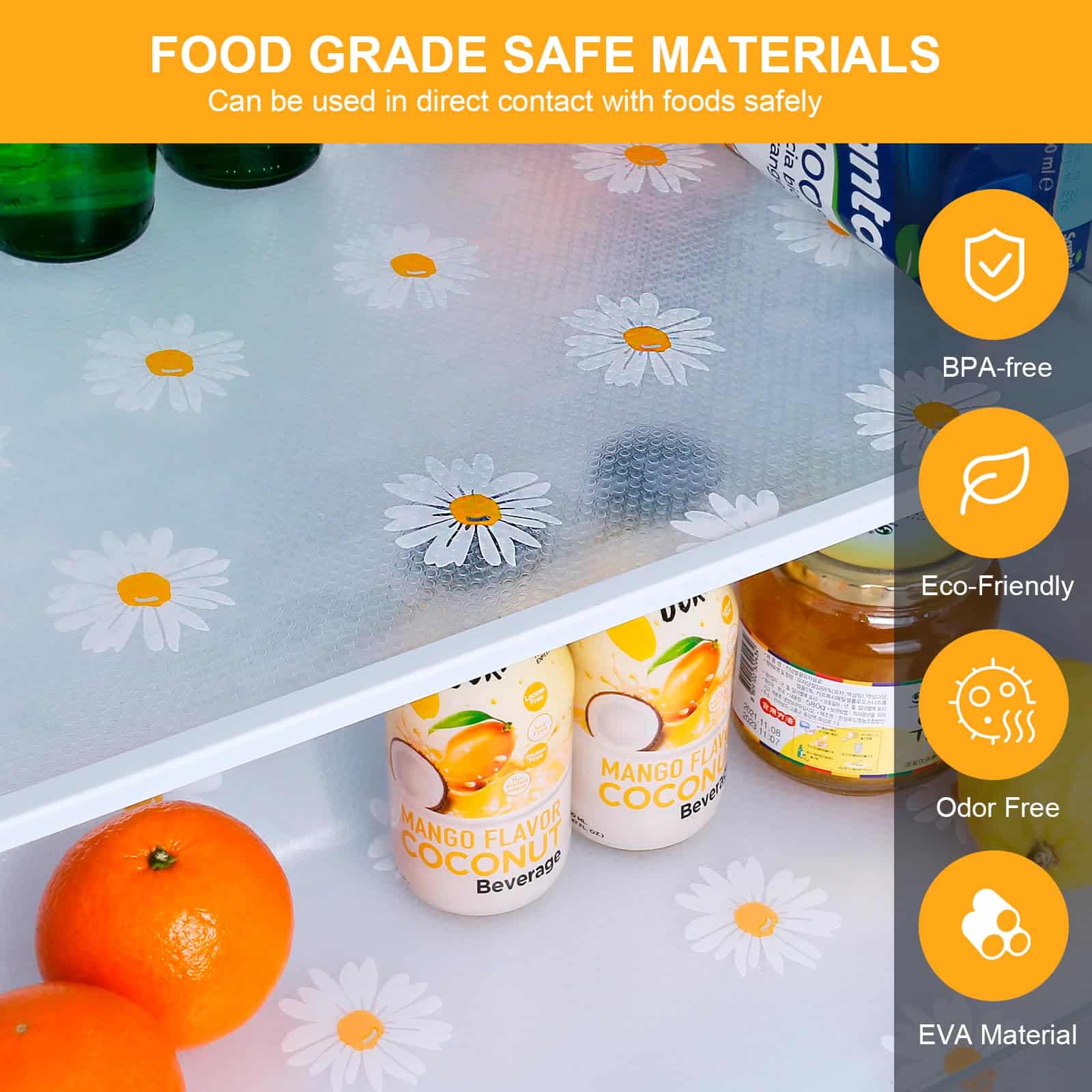INNOLITES Shelf Liner, Non-Slip Shelf Liners for Kitchen Cabinets, Waterproof Non-Adhesive - Image 4