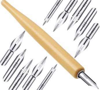 11 Pieces Comic Pen Nib Set, G-Pen Ink Nib Stainless Steel Drawing Comic Pen Nib Calligrap