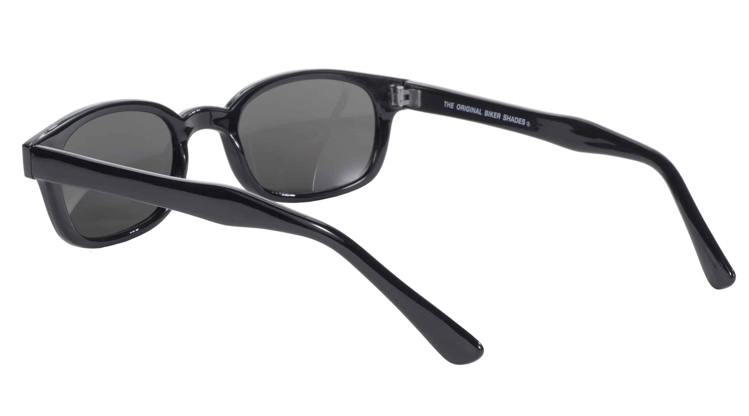 Pacific Coast Original KD's Biker Sunglasses (Black Frame/Smoke Lens) - Image 6