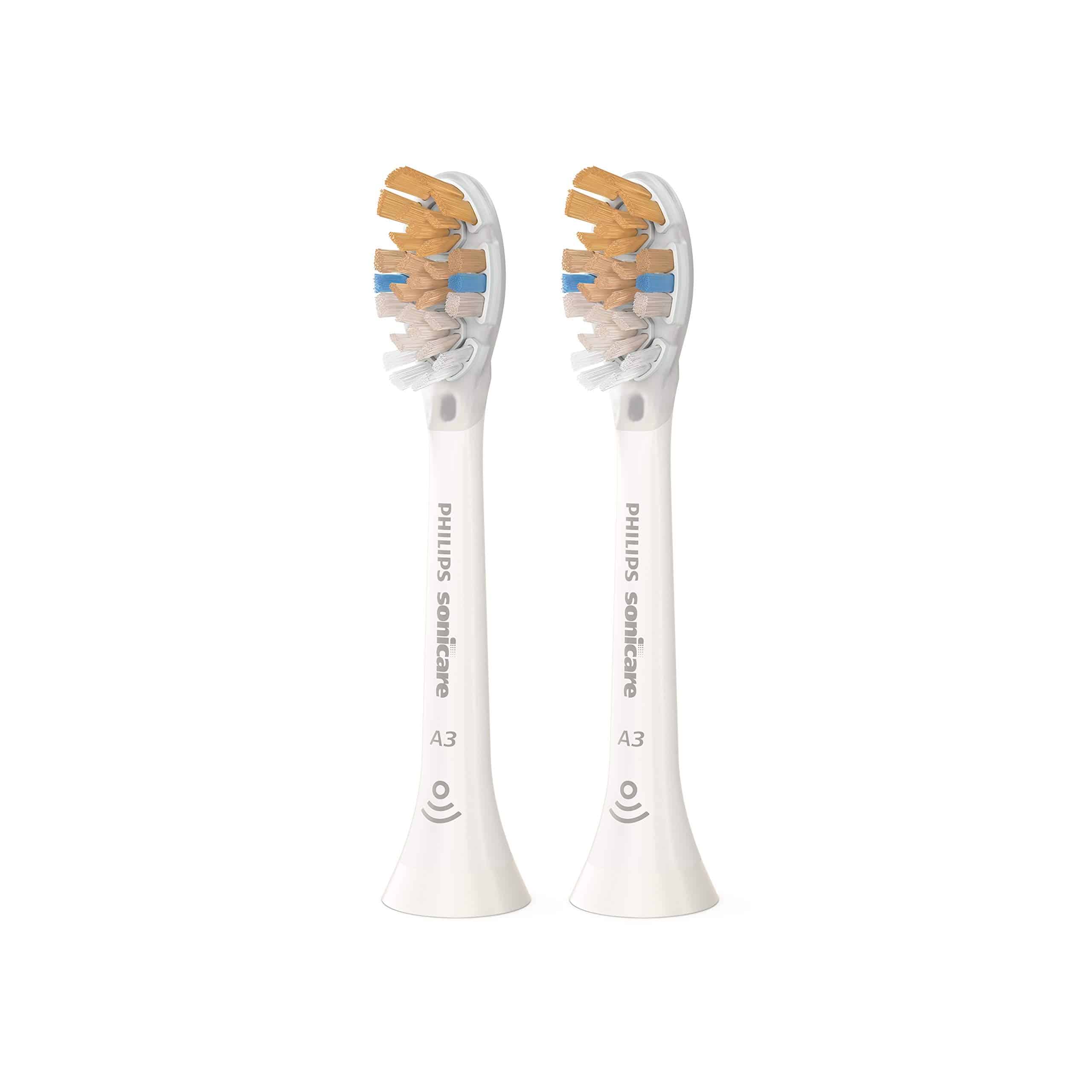 Philips Sonicare Genuine A3 Premium All-in-One Replacement Toothbrush Heads, 2 Brush Heads - Image 8