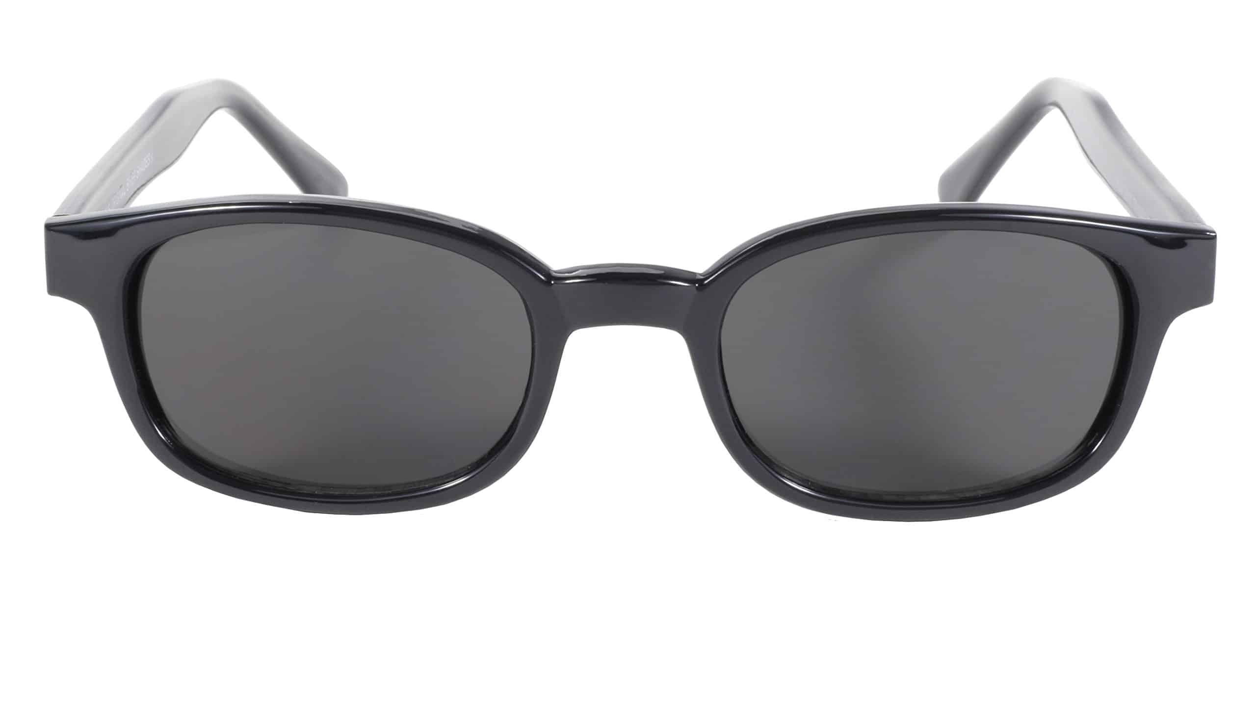 Pacific Coast Original KD's Biker Sunglasses (Black Frame/Smoke Lens) - Image 3
