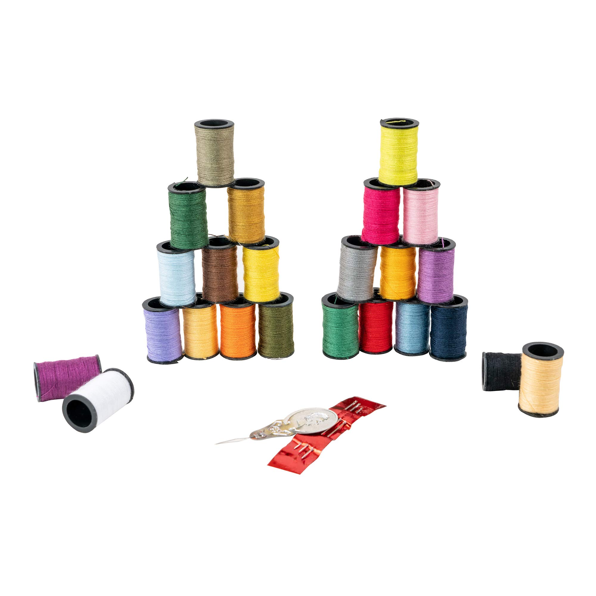 Singer 264 Polyester Thread, Assorted Colors, 24 Spools - Image 4
