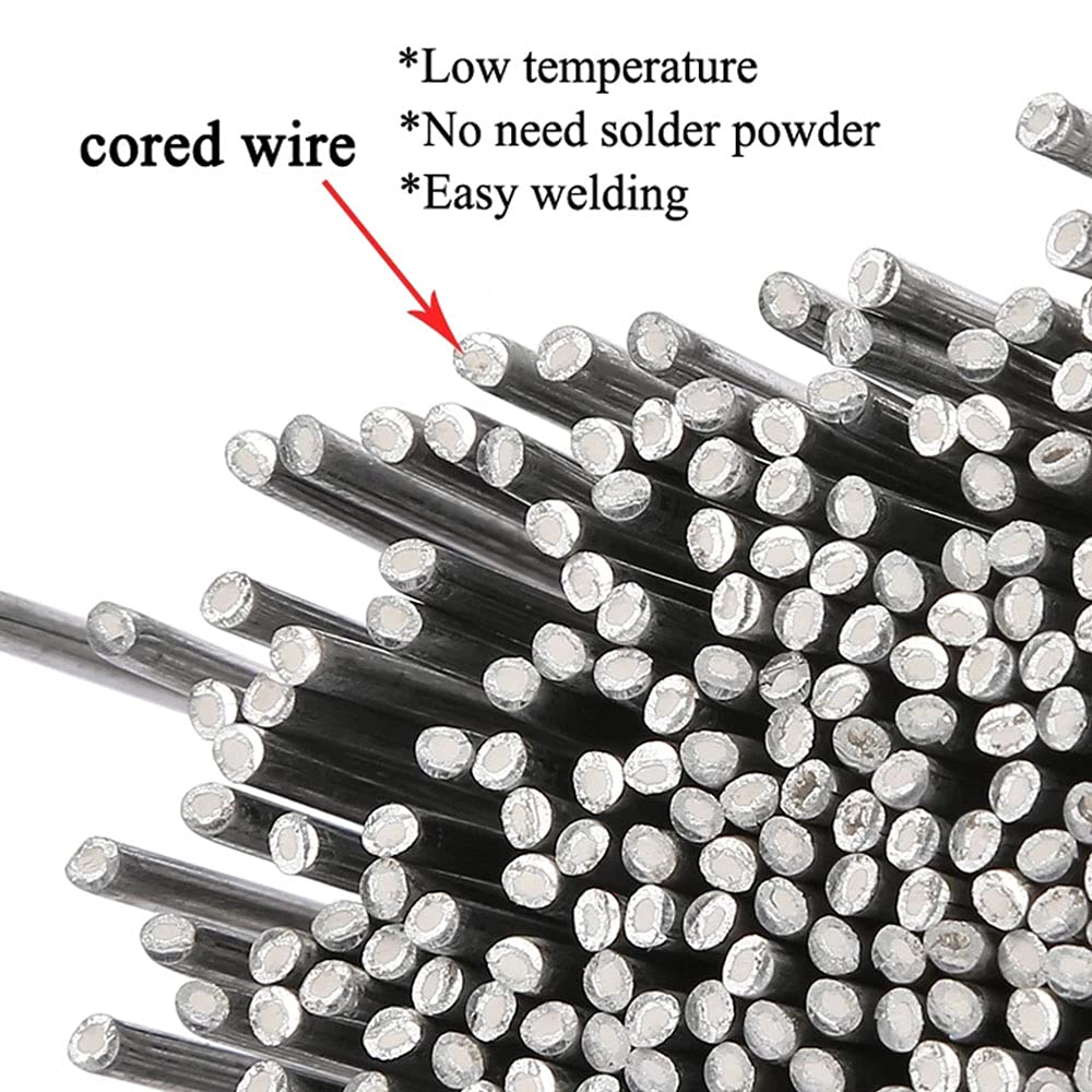 100Pcs Flux Core Welding Wire Aluminum Welding Rods 550?/1022? Aluminum Brazing Rods Solut - Image 2