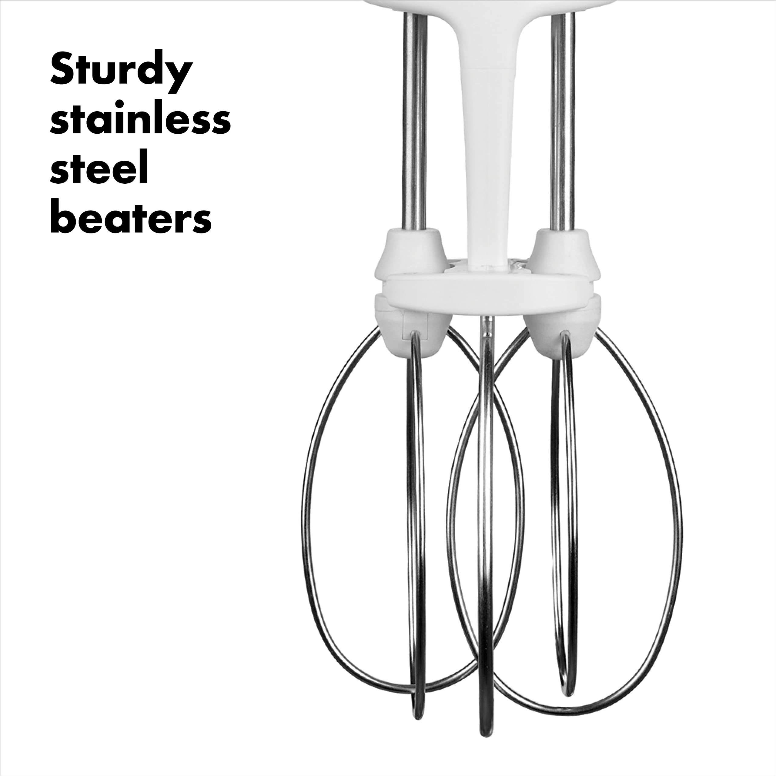 OXO Good Grips Egg Beater, White/Black - Image 5