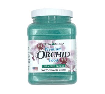 Grow More Premium Urea Free 20-10-20 Orchid Food Fertilizer – 10oz. of Water Soluble Orchi
