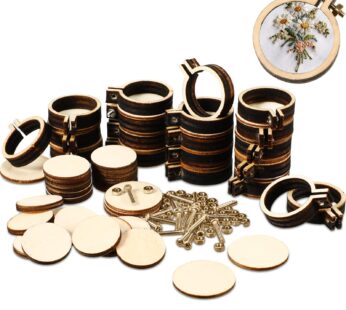 Mini Embroidery Hoop Mini Wood Hoop Ring Wooden Round Crossing Stitch Hoop Small Display F