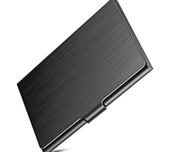 DMFLY Slim Business Card Case for Men & Women, Pocket Metal Case, Professional Stainless S