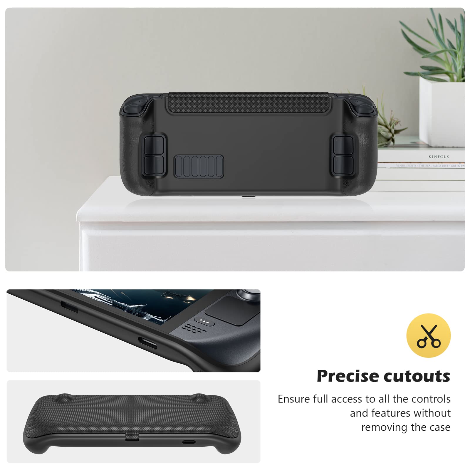 ProCase Upgraded Flip Case for Steam Deck/Steam Deck OLED with Front Cover 2023, Protectiv - Image 5