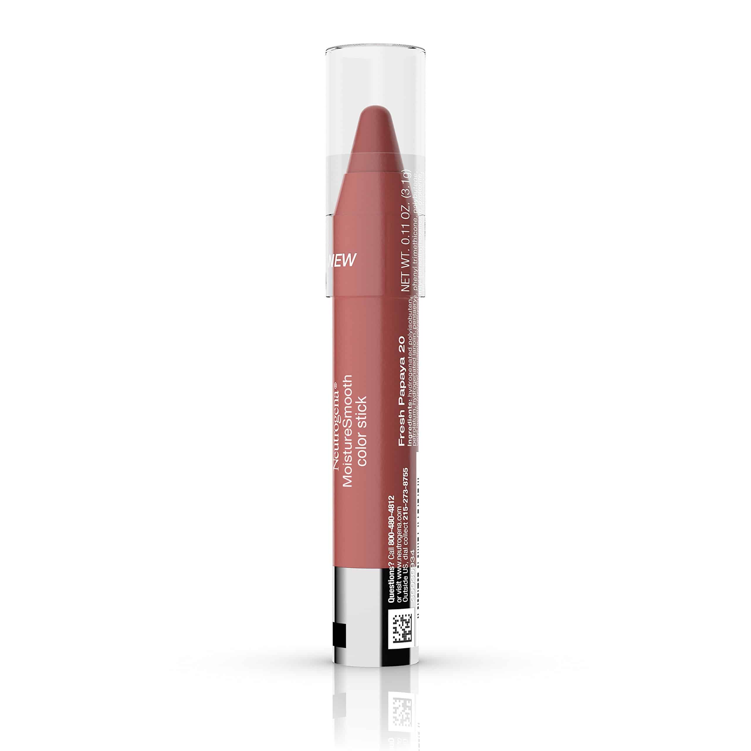 Neutrogena Moisturesmooth Color Stick, 20 Fresh Papaya, 011 Oz. - Image 7