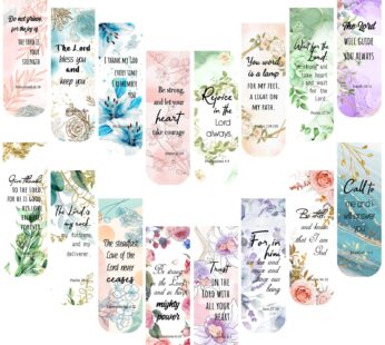 Zonon 48 Pcs Bible Verse Magnetic Bookmarks, Inspirational Scripture Christian Book Marker