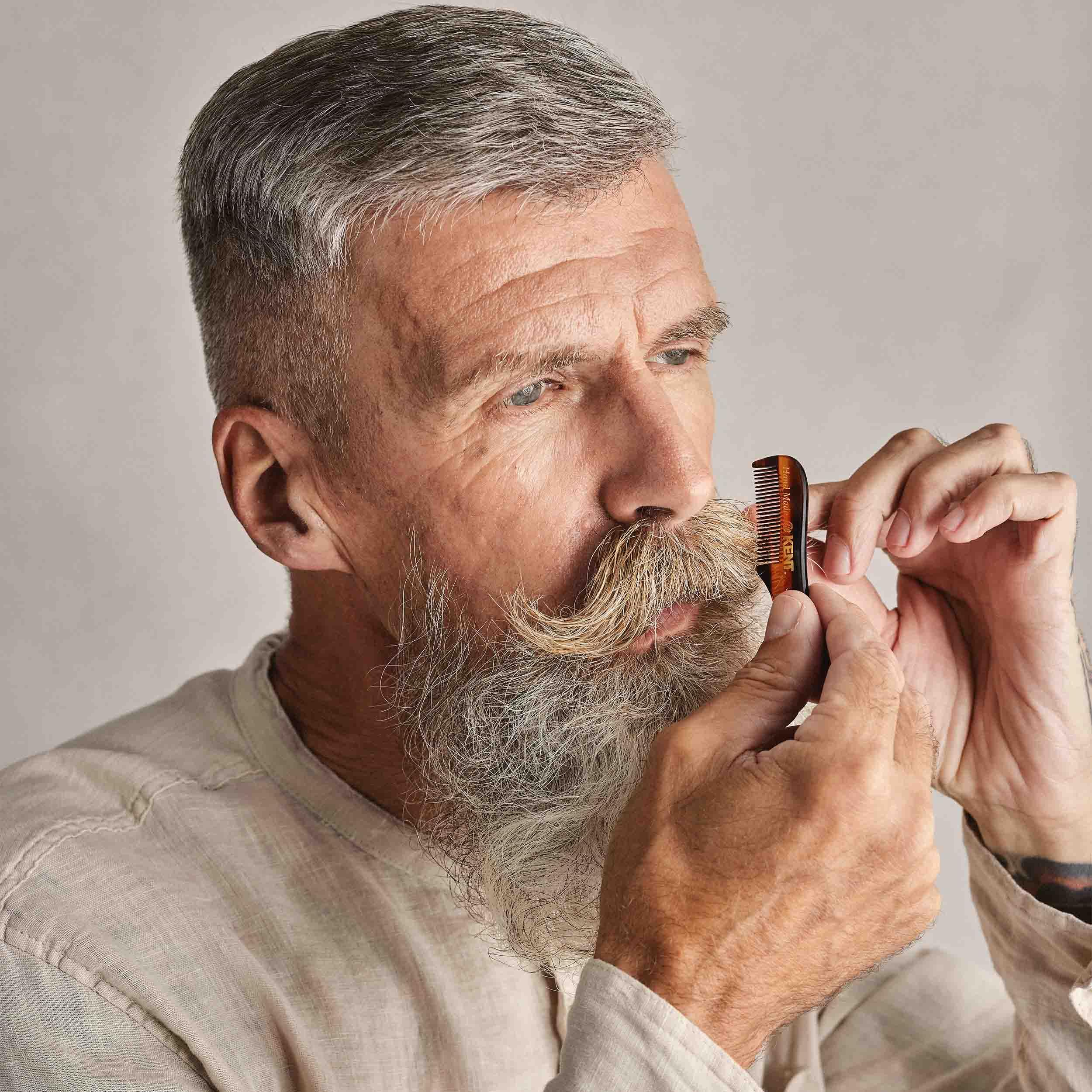 KENT 81T "Freddie" Handmade Beard Mustache Comb - Extra Small. Unbreakable Fine Toothed Be - Image 7