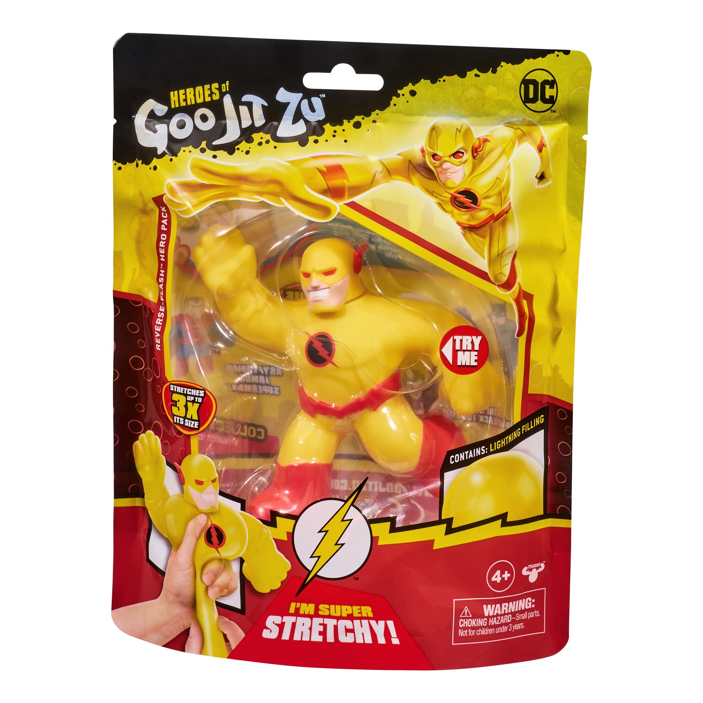 Heroes of Goo Jit Zu DC S3 Hero PK Reverse-Flash, Multicolor (41289)