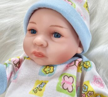 JRLCGYP Reborn Baby Boy Dolls, 10 inch Anatomically Correct Realistic Silicone Vinyl Baby