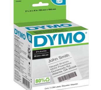 DYMO Authentic LabelWriter Standard Shipping Labels for LabelWriter Label Printers, White,