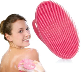 INNERNEED Soft Silicone Body Cleansing Brush Shower Scrubber, Gentle Exfoliating and Massa
