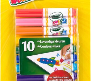 Crayola Color Wonder Markers, Mess Free Coloring, 10 Count, Age 3, 4, 5, 6