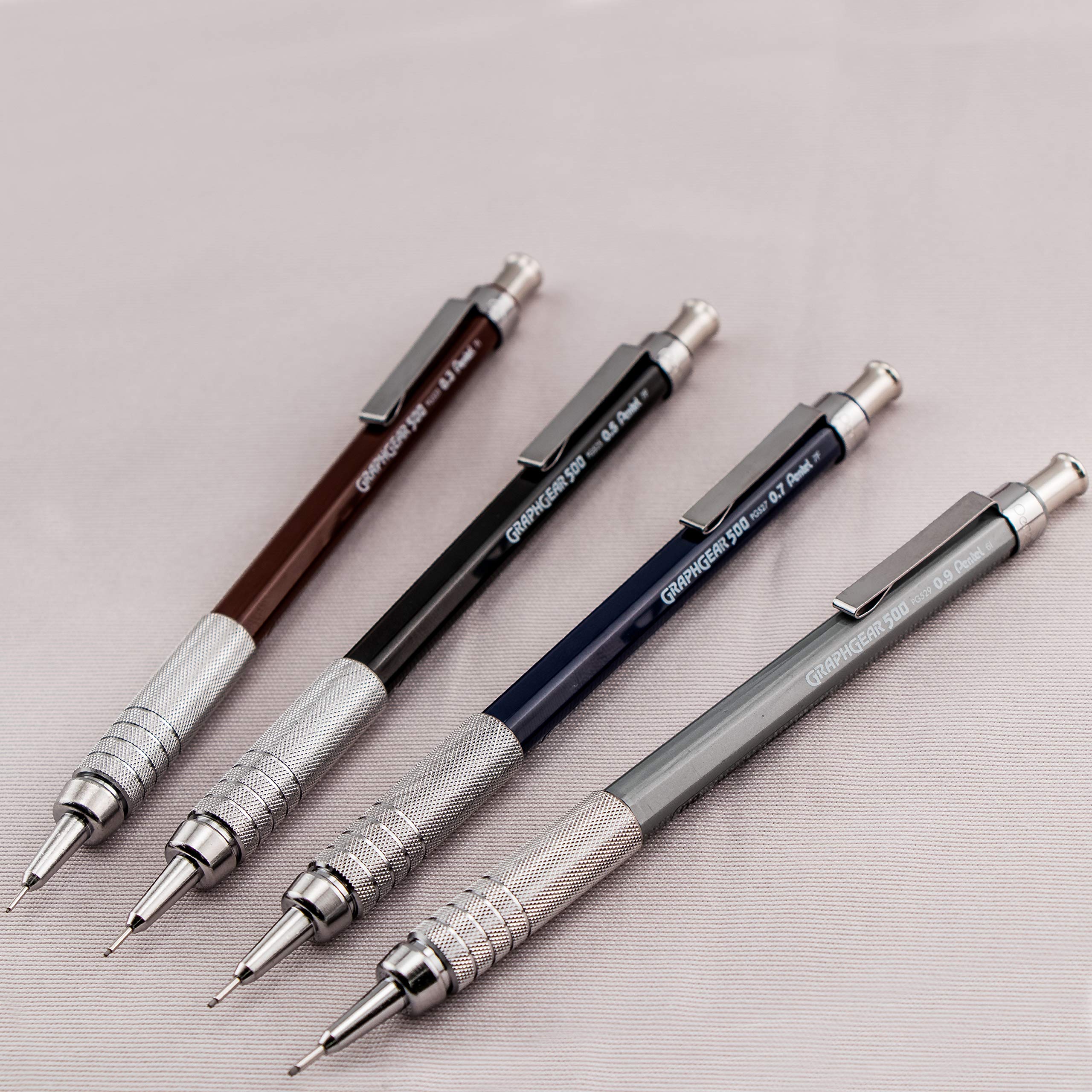 Pentel Graph Gear 500 Automatic Drafting Pencil, 0.3mm, Brown Barrel, 1 Pack (PG523BP) - Image 6