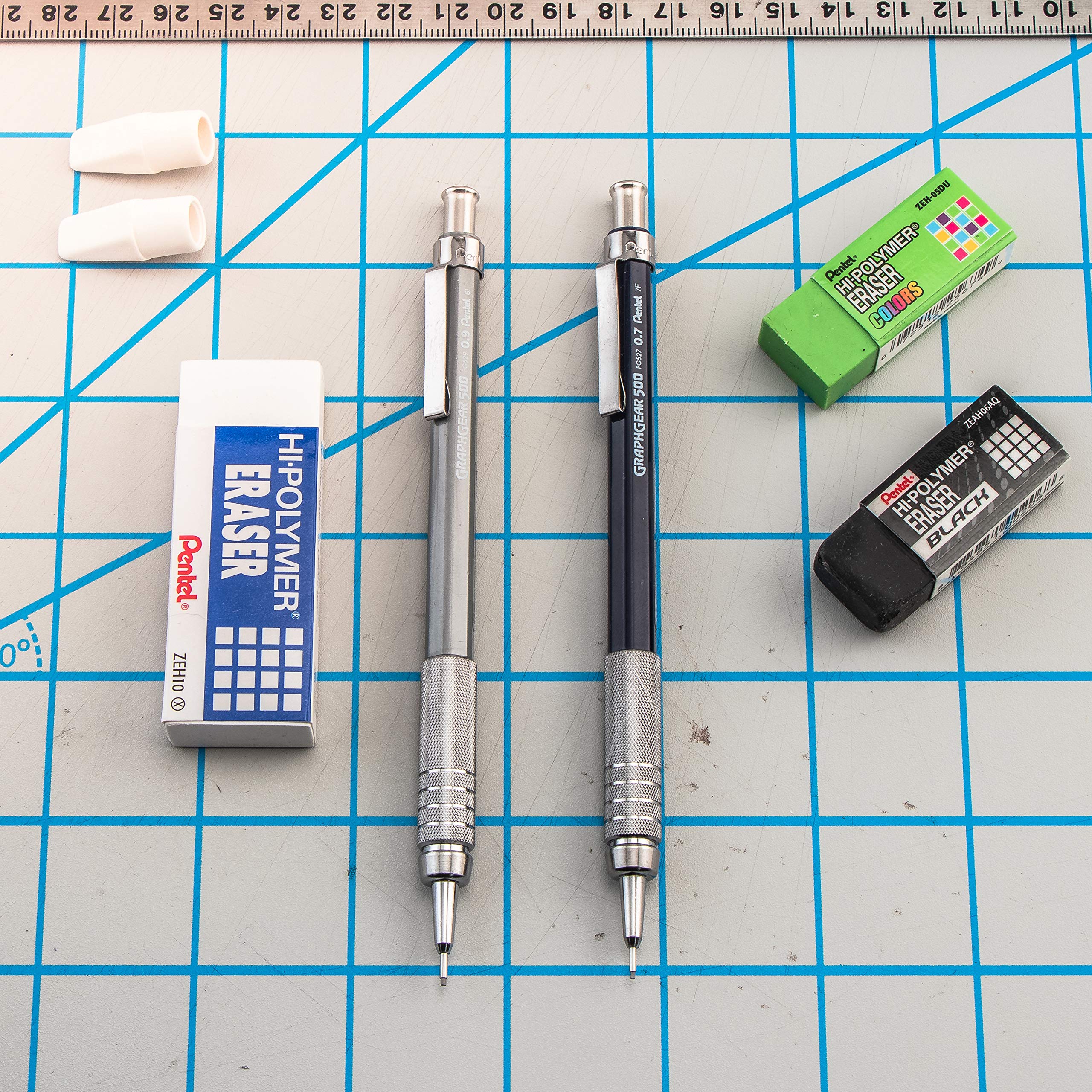 Pentel Graph Gear 500 Automatic Drafting Pencil, 0.3mm, Brown Barrel, 1 Pack (PG523BP) - Image 7