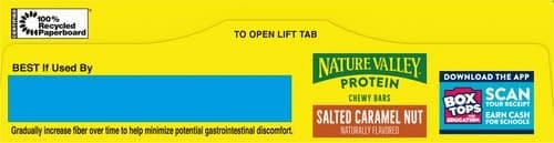 Nature Valley Chewy Protein Granola Bars, Salted Caramel Nut, 5 Bars, 7.1 OZ - Image 15