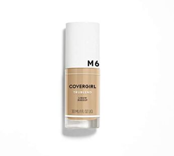 COVERGIRL truBlend Liquid Foundation Makeup Caramel Beige, 1 fl oz (30 ml) (packaging may vary)