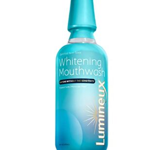 Lumineux Teeth Whitening Mouthwash 16 Oz. – Peroxide Free – Enamel Safe – Whitening Without The Sensitivity – Certified Non-Toxic – NO Alcohol, Fluoride & SLS Free